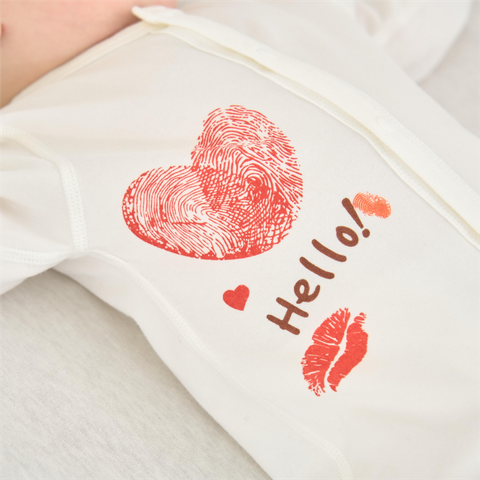  MiracleBaby - Bodysuit kèm nón cho bé sơ sinh Thumb Love 0-3M chất liệu Cotton co giãn, thấm hút mồ hôi, an toàn cho bé 