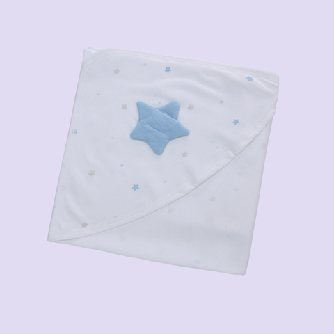  MiracleBaby - Chăn quấn/khăn ủ cho bé sơ sinh cao cấp chất liệu Cotton nguyên chất kích thước 80x80cm 