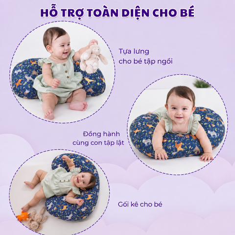  Gối cho bé bú chữ U lớn cao 14cm LAT 
