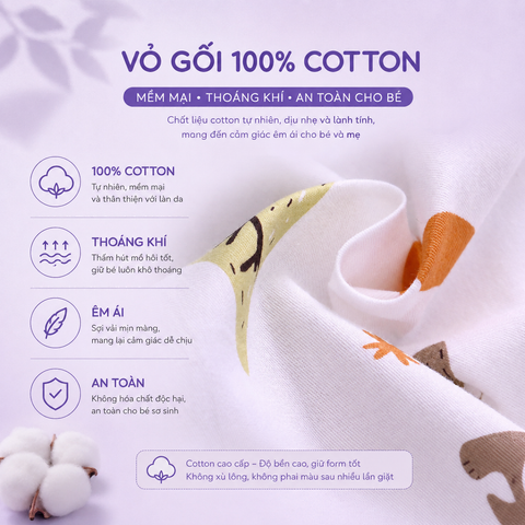  Gối cho bé bú chữ U lớn cao 14cm LAT 