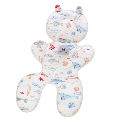  MiracleBaby - Miếng lót xe đẩy hình gấu dễ thương siêu thoáng khí 3D phù hợp cho nhiều loại xe đẩy 