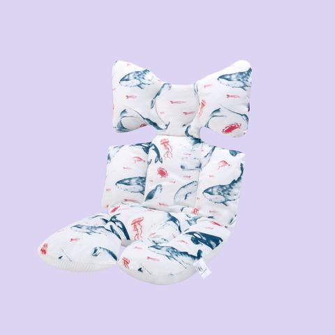  MiracleBaby - Miếng lót xe đẩy dày 6.5cm đệm Cotton dày dặn, phụ kiện xe đẩy êm ái cho bé 