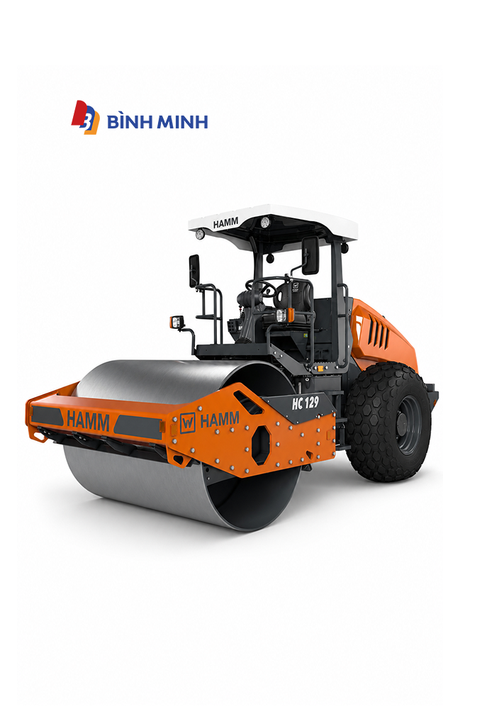 XE LU RUNG MỘT BÁNH THÉP HAMM HC 129