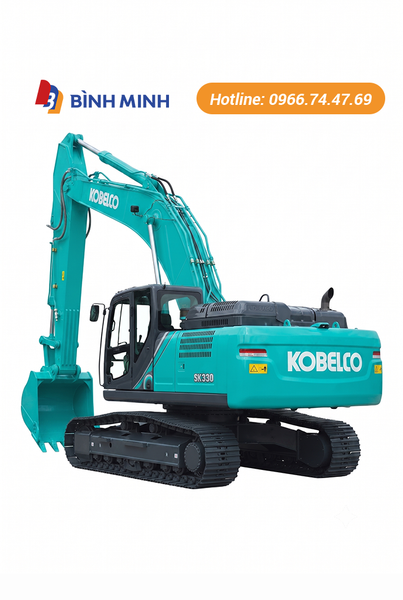 MÁY ĐÀO BÁNH XÍCH KOBELCO SK330-10