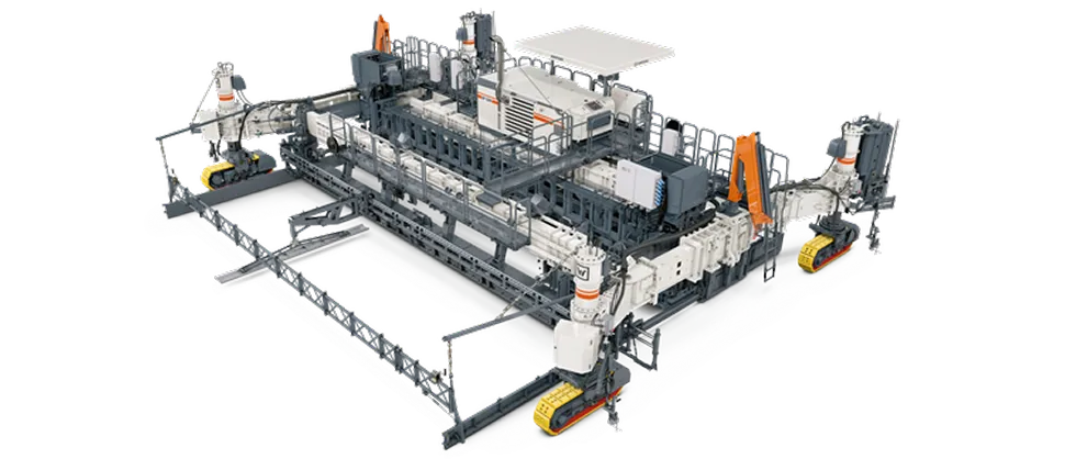 MÁY RẢI BÊ TÔNG CỐP PHA TRƯỢT WIRTGEN SP 124