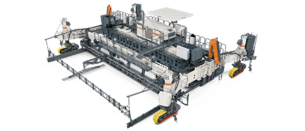 MÁY RẢI BÊ TÔNG CỐP PHA TRƯỢT WIRTGEN SP 124