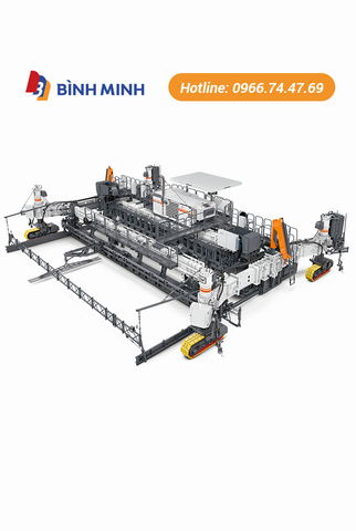 MÁY RẢI BÊ TÔNG CỐP PHA TRƯỢT WIRTGEN SP 124