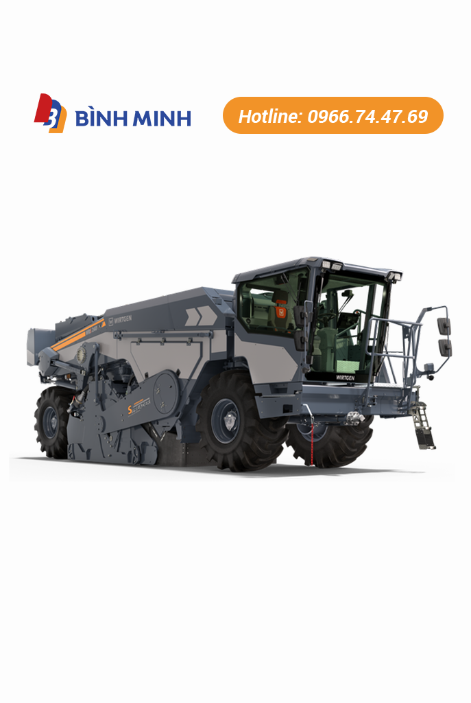 MÁY TÁI CHẾ VÀ ỔN ĐỊNH ĐẤT TÍCH HỢP HỆ THỐNG RẢI WIRTGEN WRS 240 X