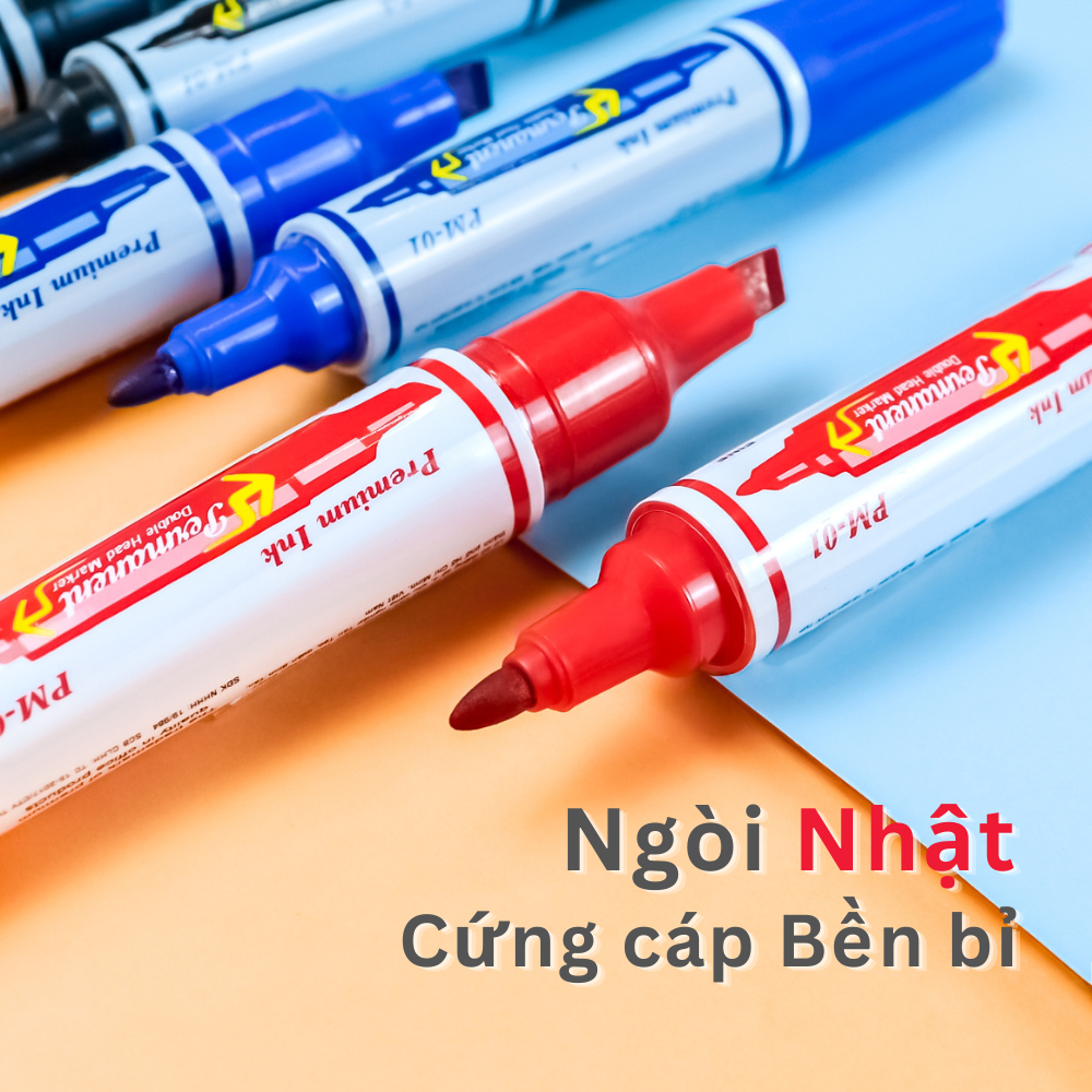 Combo 5/10/20 bút lông dầu Queen PM-01 (Tiêu chuẩn Mỹ & Châu Âu)