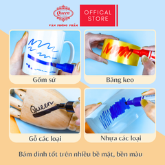 Combo 5/10/20 bút lông dầu Queen PM-01 (Tiêu chuẩn Mỹ & Châu Âu)