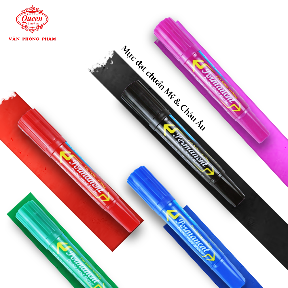 Combo 5/10/20 bút lông dầu Queen PM-02 (Tiêu chuẩn Mỹ & Châu Âu)