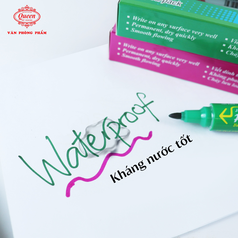 Combo 5/10/20 bút lông dầu Queen PM-02 (Tiêu chuẩn Mỹ & Châu Âu)