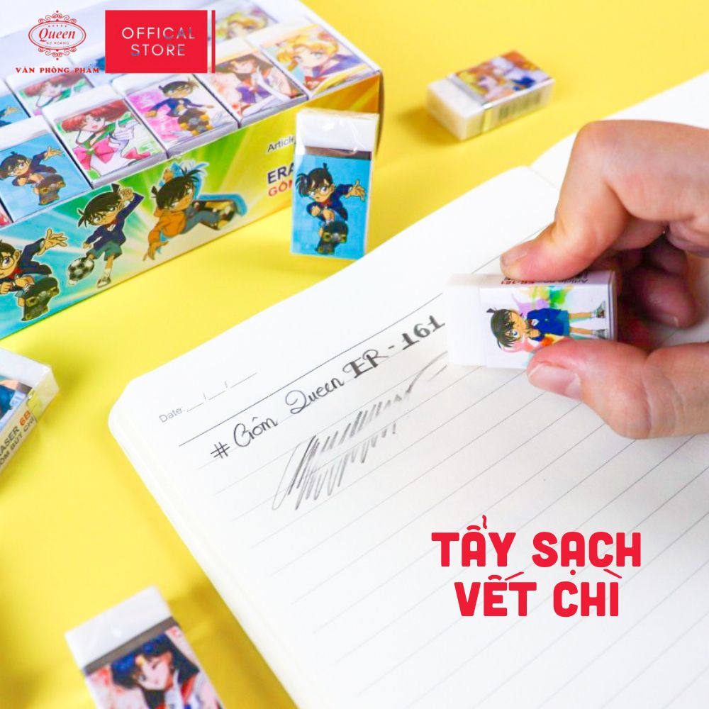 Gôm Tẩy 2B Queen (Nữ Hoàng) ER161 (Conan-Thủy thủ mặt trăng)