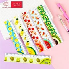 Thước kẻ học sinh Trái Cây Queen - 16cm - PR-16 (hình ngẫu nhiên)