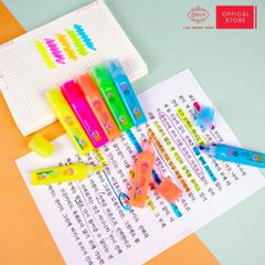 Bút dạ quang Queen HL-02 (5 bút, 5 màu)