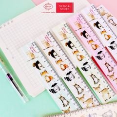 Thước kẻ học sinh hình thú dễ thương Woodland Queen 16cm - PR-16cm - (Hình ngẫu nhiên)