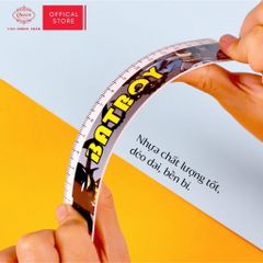 Thước kẻ học sinh siêu nhân Queen 16cm - PR-16cm (Hình ngẫu nhiên)