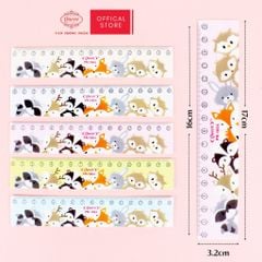 Thước kẻ hình thú dễ thương 16cm - Queen PR-16cm (Hình ngẫu nhiên)
