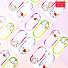 Nhãn vở học sinh Cute Dog Queen - 20 nhãn/1 tệp - LB902 nhãn decal chất liệu tốt