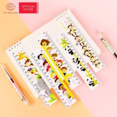 Thước kẻ học sinh hình thú dễ thương 16cm - Queen PR-16cm