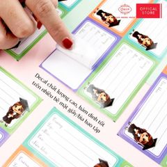 Nhãn vở học sinh Nữ Sinh Queen - 20 nhãn/1 tệp - LB901 nhãn decal chất liệu tốt