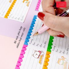 Nhãn vở học sinh Shiba Queen - 20 nhãn/1 tệp - LB901 nhãn decal chất liệu tốt