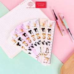 Thước kẻ học sinh hình thú dễ thương Woodland Queen 16cm - PR-16cm - (Hình ngẫu nhiên)