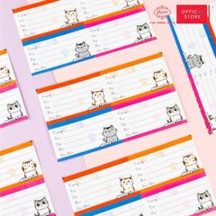 Nhãn vở học sinh Happy Cat Queen - 20 nhãn/1 tệp - LB901 nhãn decal chất liệu tốt