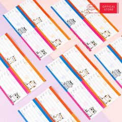 Nhãn vở học sinh Happy Cat Queen - 20 nhãn/1 tệp - LB901 nhãn decal chất liệu tốt