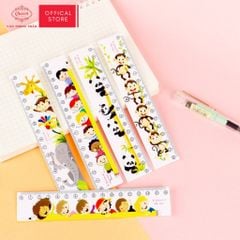 Thước kẻ học sinh hình thú dễ thương 16cm - Queen PR-16cm