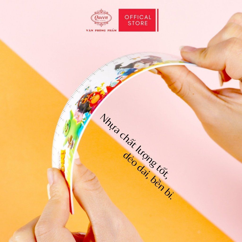 Thước kẻ học sinh Angry Bird 16cm - Queen PR-16cm