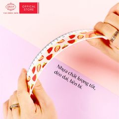 Thước kẻ học sinh Trái Cây Queen - 16cm - PR-16 (hình ngẫu nhiên)
