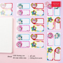 Nhãn vở học sinh Labubu Queen - 20 nhãn/1 tệp - LB902 nhãn decal chất liệu tốt