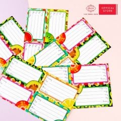 Nhãn vở học sinh Trái Cây Queen - 20 nhãn/1 tệp - LB901 nhãn decal chất liệu tốt