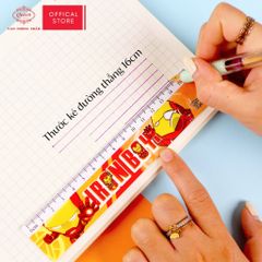 Thước kẻ học sinh siêu nhân Queen 16cm - PR-16cm (Hình ngẫu nhiên)