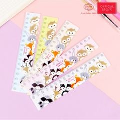 Thước kẻ hình thú dễ thương 16cm - Queen PR-16cm (Hình ngẫu nhiên)