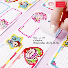 Nhãn vở học sinh Labubu Queen - 20 nhãn/1 tệp - LB902 nhãn decal chất liệu tốt