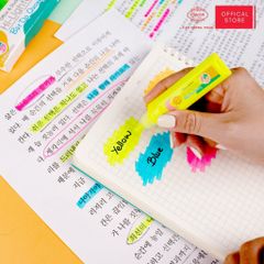 Bút dạ quang Queen HL-02 (5 bút, 5 màu)