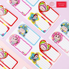 Nhãn vở học sinh Labubu Queen - 20 nhãn/1 tệp - LB902 nhãn decal chất liệu tốt