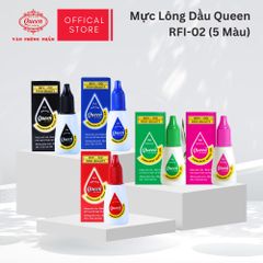 Mực bút lông dầu Queen - Tiêu chuẩn Châu Âu & Mỹ - RFI-02 bám dính tốt trên nhiều bề mặt - 25ml