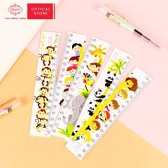 Thước kẻ học sinh hình thú dễ thương 16cm - Queen PR-16cm
