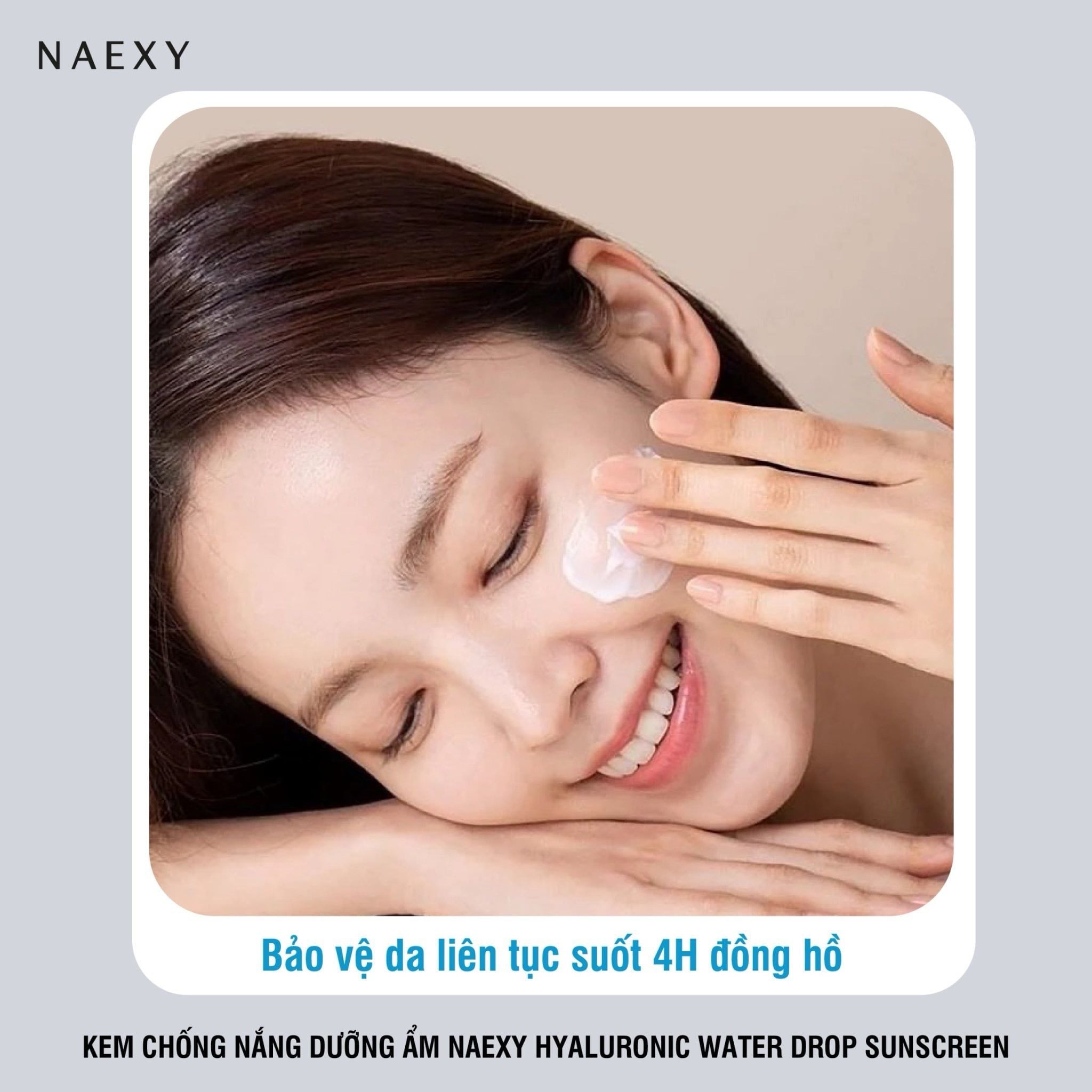 KEM CHỐNG NẮNG DƯỠNG ẨM NAEXY HYALURONIC WATER DROP SUNSCREEN 70ML