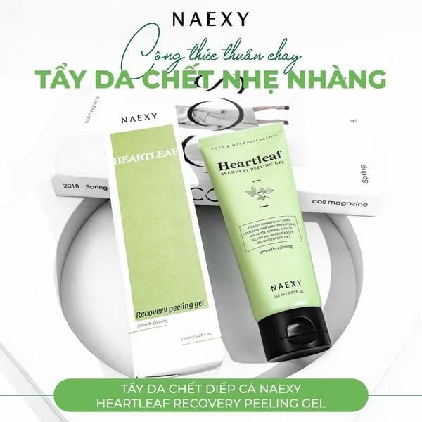 TẨY DA CHẾT DIẾP CÁ NAEXY HEARTLEAF RECOVERY PEELING GEL 150ML
