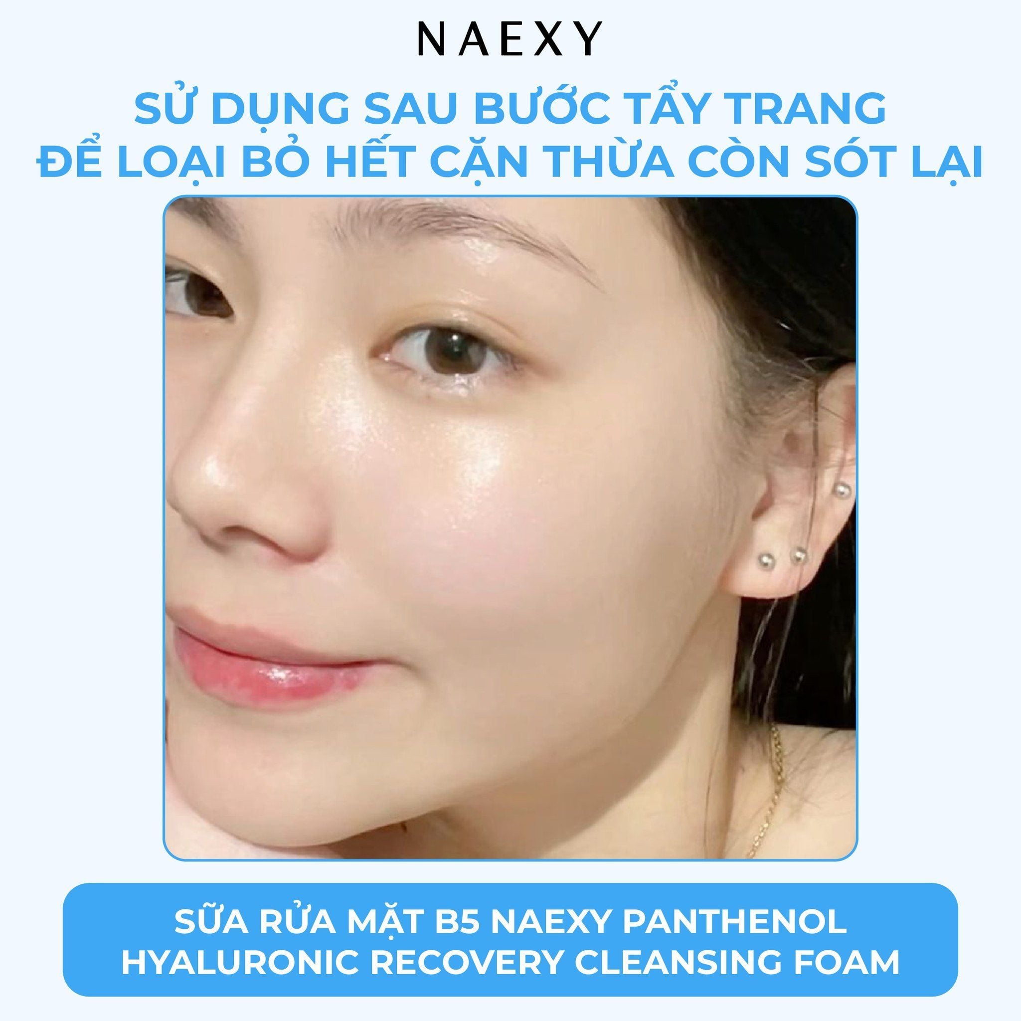 SỮA RỬA MẶT B5 NAEXY PANTHENOL HYALURONIC RECOVERY CLEANSING FOAM 100ML