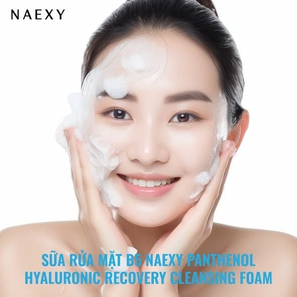 SỮA RỬA MẶT B5 NAEXY PANTHENOL HYALURONIC RECOVERY CLEANSING FOAM 100ML