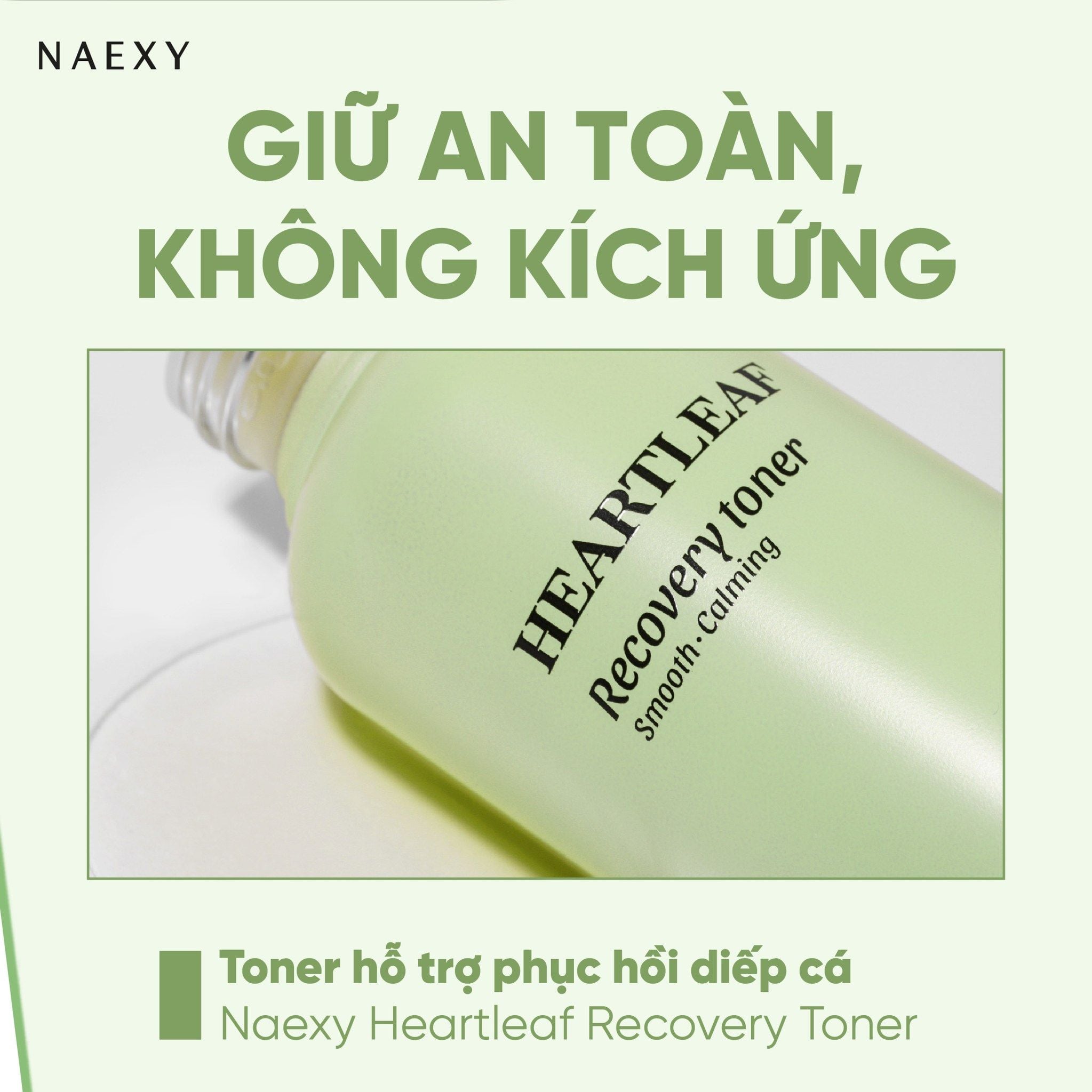 TONER HỖ TRỢ PHỤC HỒI DIẾP CÁ NAEXY HEARTLEAF RECOVERY TONER 200ML