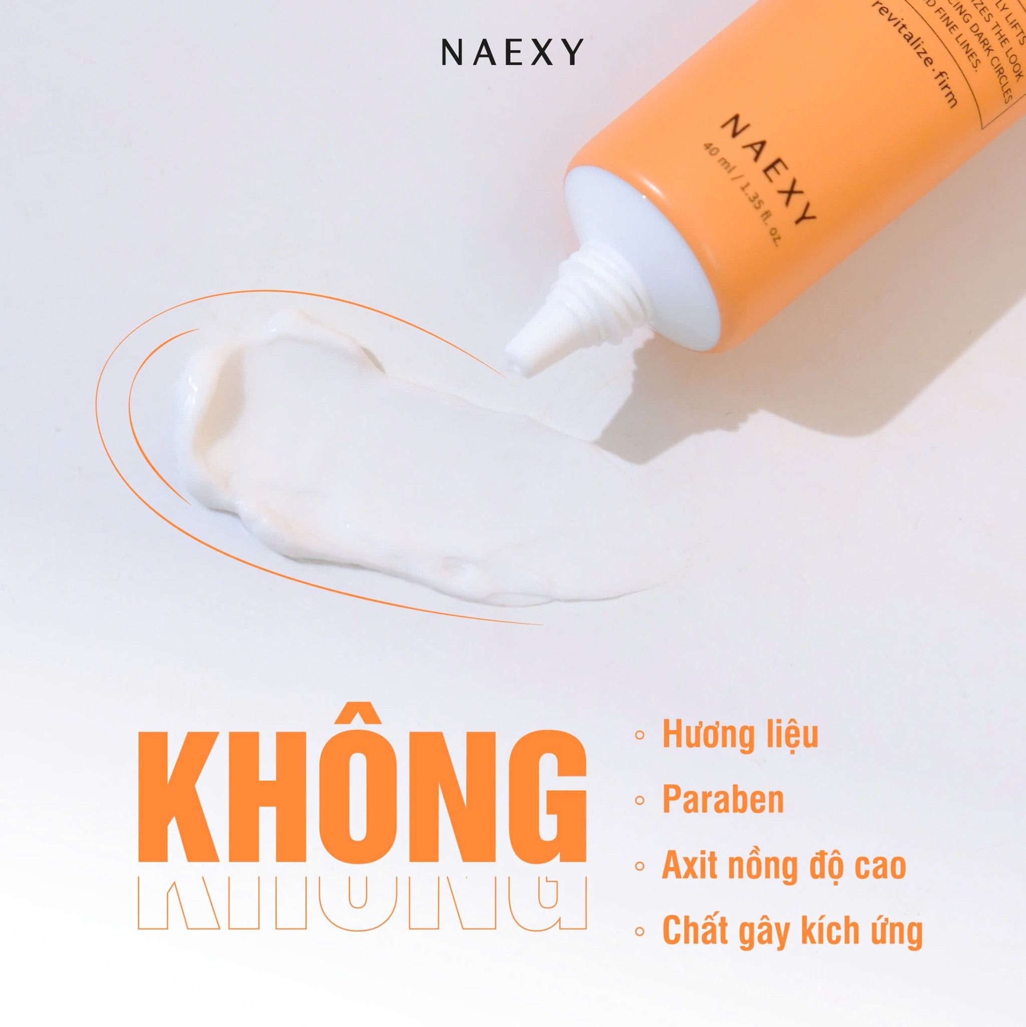 KEM DƯỠNG MẮT CÀ RỐT NAEXY CARROT VITA RECOVERY EYE CREAM 40ML