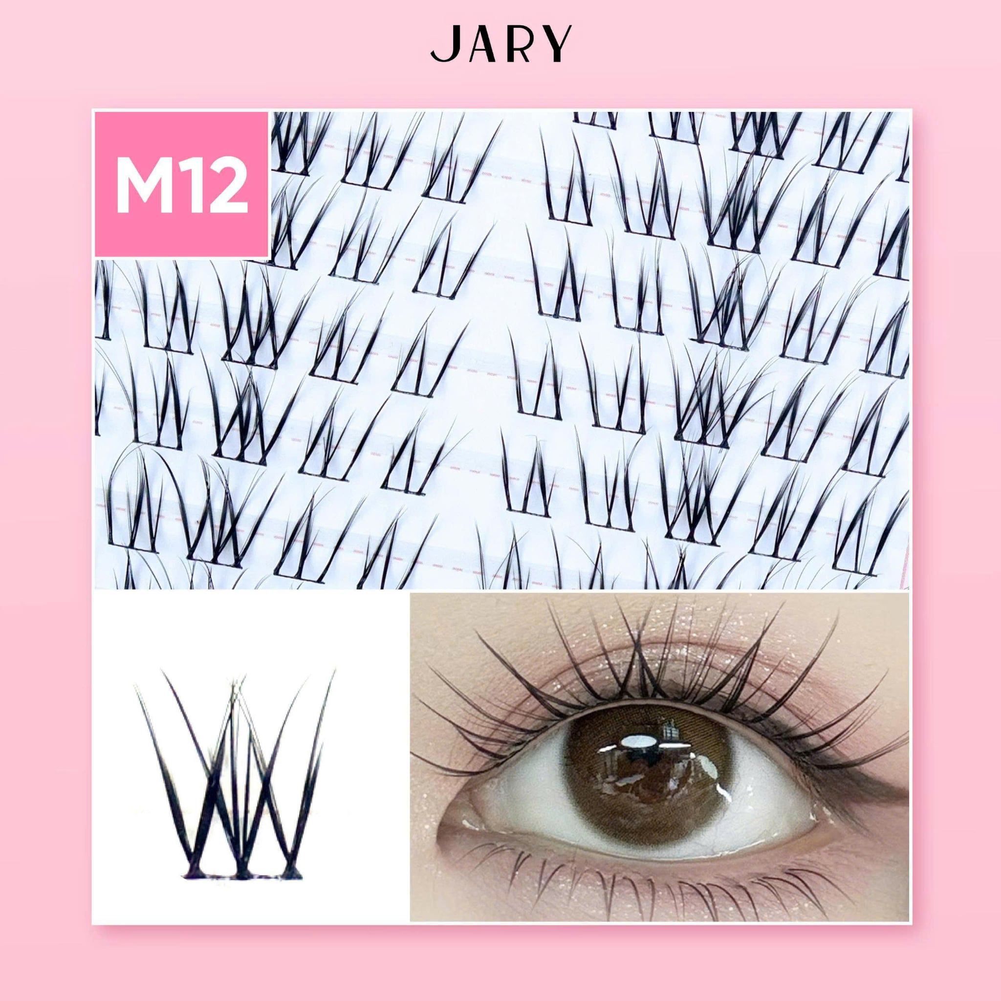 LÔNG MI CỤM KHÔNG KEO 10 HÀNG JARY MASTER CLUSTER LASHES - M12