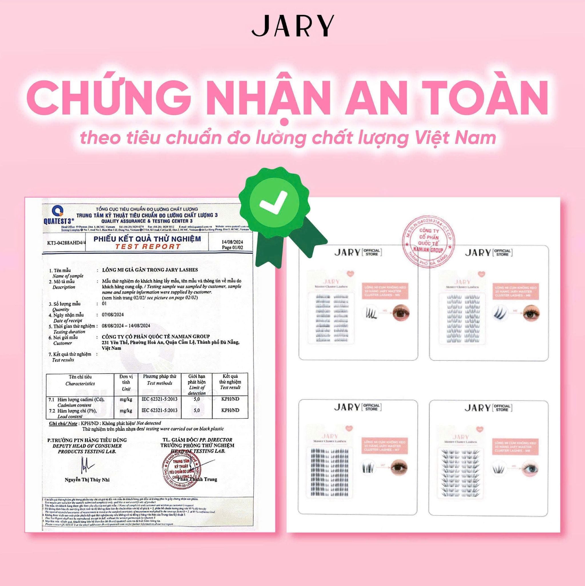 LÔNG MI CỤM KHÔNG KEO 10 HÀNG JARY MASTER CLUSTER LASHES - M2