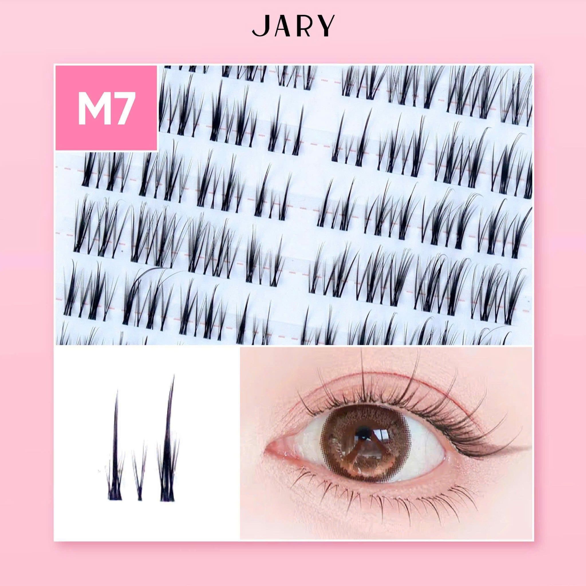 LÔNG MI CỤM KHÔNG KEO 10 HÀNG JARY MASTER CLUSTER LASHES - M7